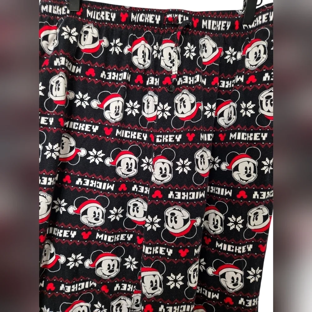 Mickey Mouse Pajama Pants Size Large Euc